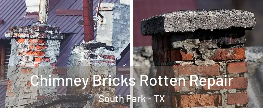 Chimney Bricks Rotten Repair South Park - TX