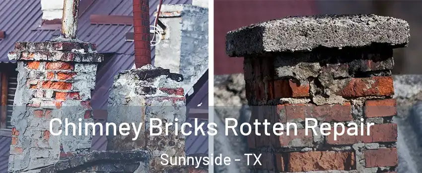 Chimney Bricks Rotten Repair Sunnyside - TX