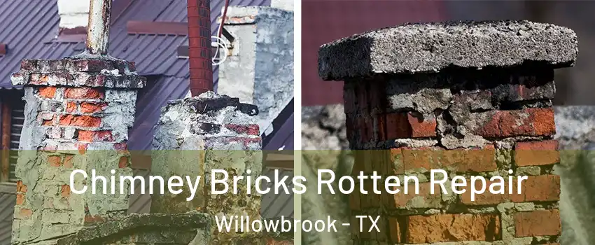 Chimney Bricks Rotten Repair Willowbrook - TX