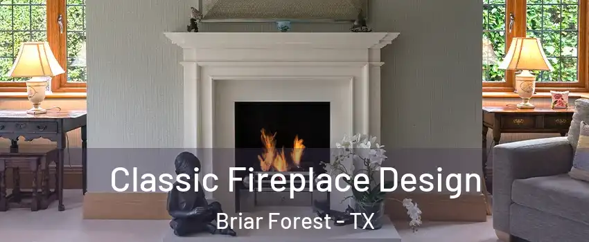 Classic Fireplace Design Briar Forest - TX