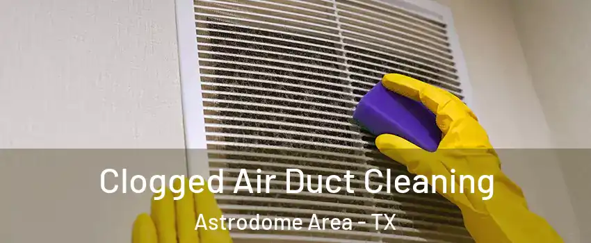 Clogged Air Duct Cleaning Astrodome Area - TX