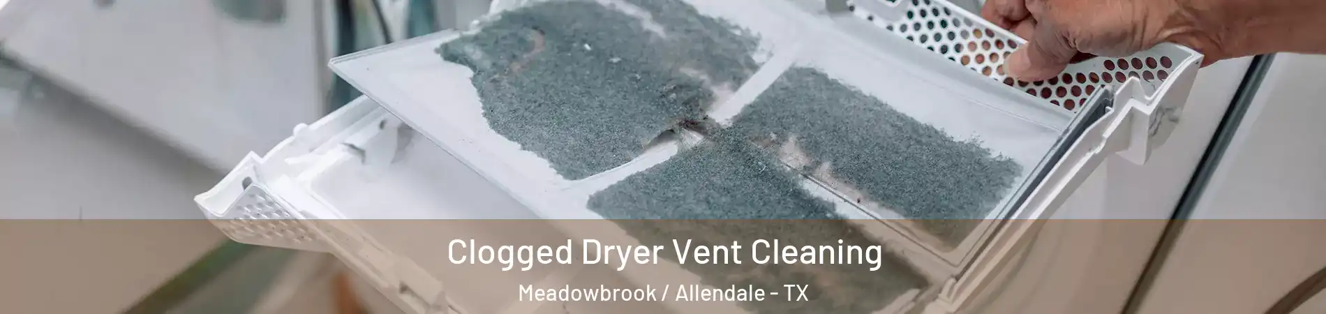 Clogged Dryer Vent Cleaning Meadowbrook / Allendale - TX