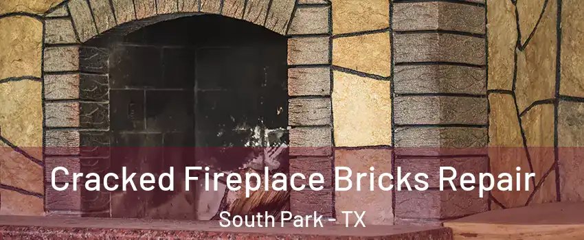 Cracked Fireplace Bricks Repair South Park - TX