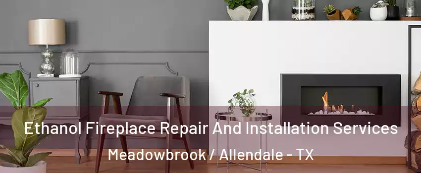 Ethanol Fireplace Repair And Installation Services Meadowbrook / Allendale - TX