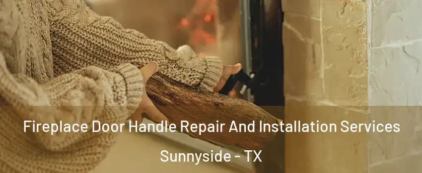 Fireplace Door Handle Repair And Installation Services Sunnyside - TX