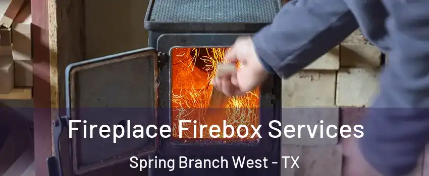 Fireplace Firebox Services Spring Branch West - TX