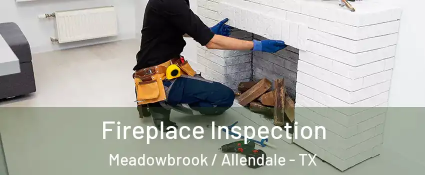 Fireplace Inspection Meadowbrook / Allendale - TX