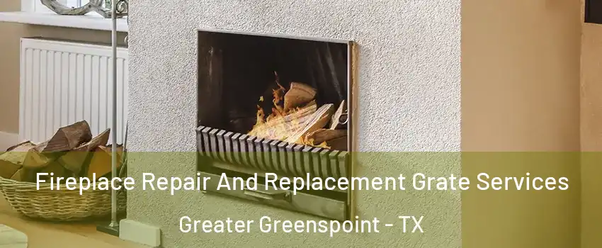 Fireplace Repair And Replacement Grate Services Greater Greenspoint - TX