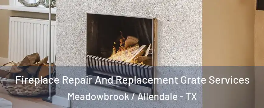 Fireplace Repair And Replacement Grate Services Meadowbrook / Allendale - TX
