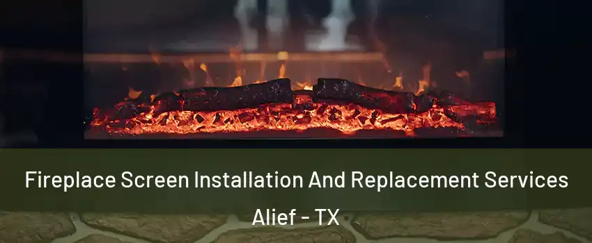 Fireplace Screen Installation And Replacement Services Alief - TX