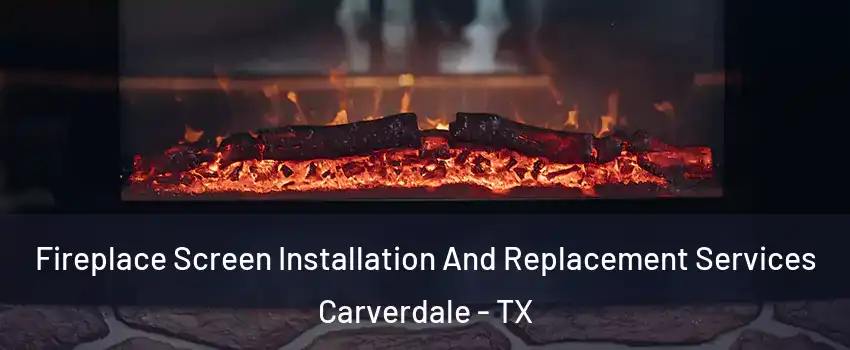 Fireplace Screen Installation And Replacement Services Carverdale - TX