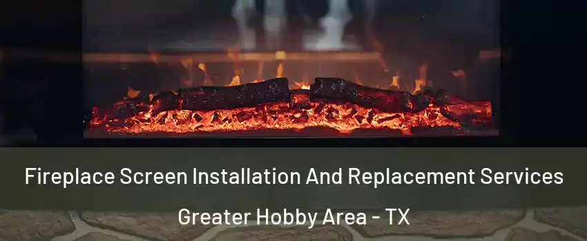 Fireplace Screen Installation And Replacement Services Greater Hobby Area - TX