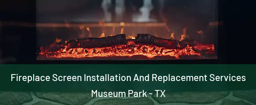 Fireplace Screen Installation And Replacement Services Museum Park - TX