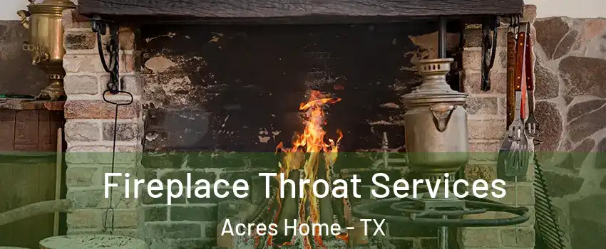 Fireplace Throat Services Acres Home - TX