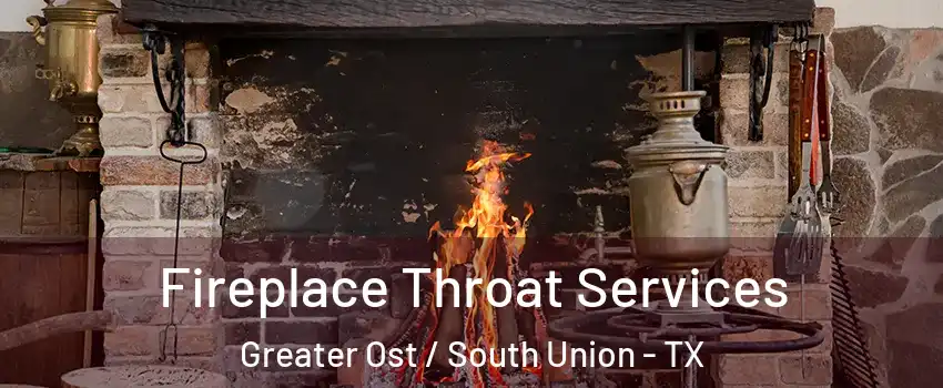 Fireplace Throat Services Greater Ost / South Union - TX