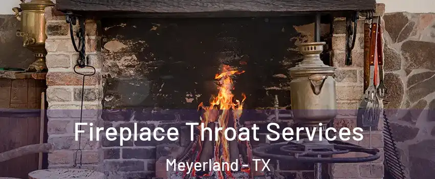 Fireplace Throat Services Meyerland - TX