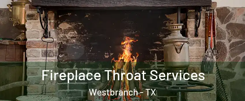 Fireplace Throat Services Westbranch - TX