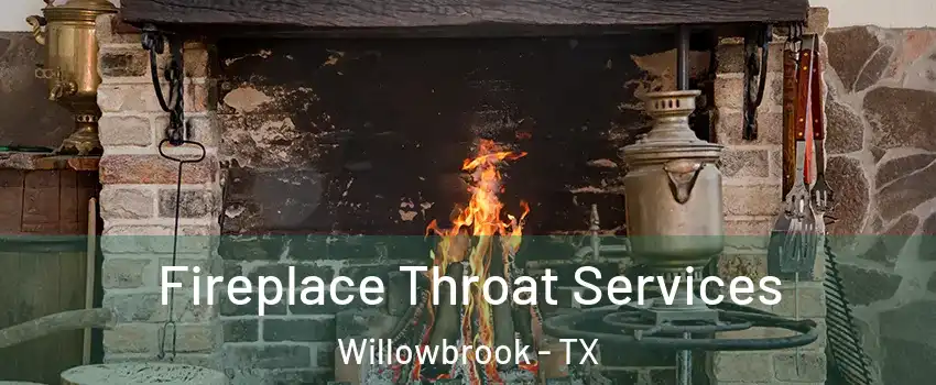 Fireplace Throat Services Willowbrook - TX