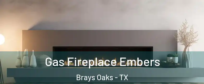 Gas Fireplace Embers Brays Oaks - TX