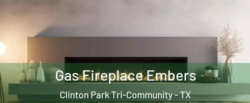 Gas Fireplace Embers Clinton Park Tri-Community - TX