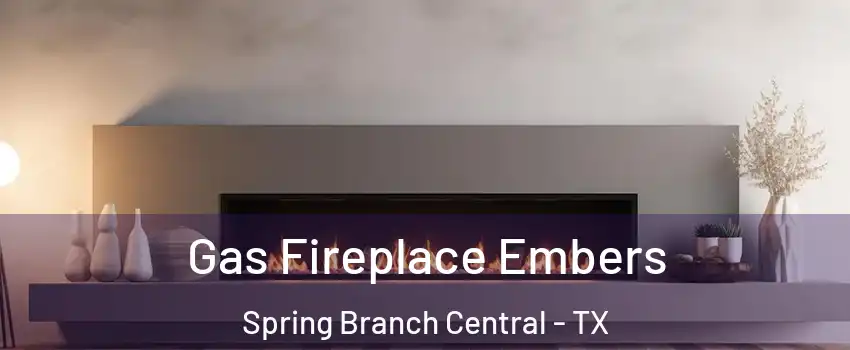 Gas Fireplace Embers Spring Branch Central - TX