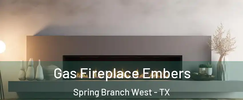Gas Fireplace Embers Spring Branch West - TX