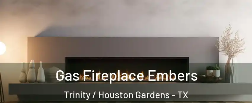 Gas Fireplace Embers Trinity / Houston Gardens - TX