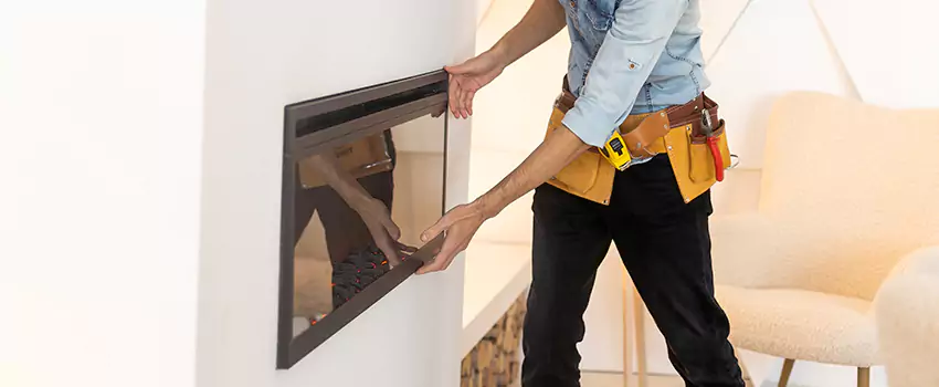 Metal Fireplace Installation in Addicks Park Ten, Texas