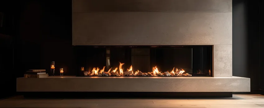 Gas Fireplace Ember Bed Design Services in Briar Forest, Texas