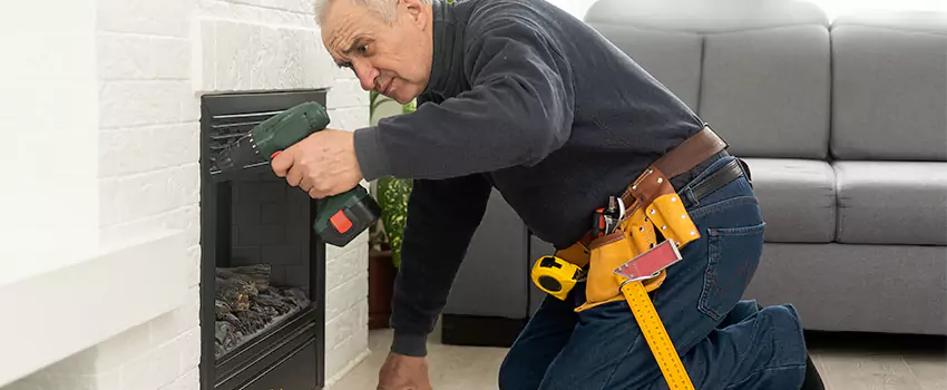 New Indoor Fireplace Installation in Addicks Park Ten, Texas