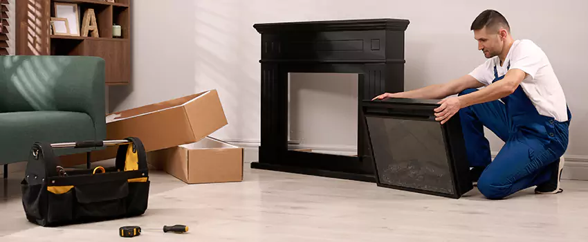 Old Rusted Metal Fireplace Repair And Replacement in Addicks Park Ten, TX