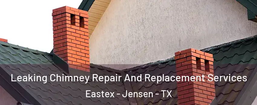 Leaking Chimney Repair And Replacement Services Eastex - Jensen - TX