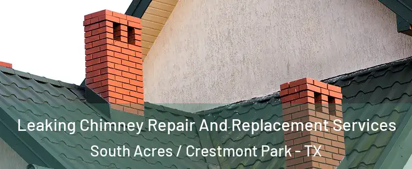 Leaking Chimney Repair And Replacement Services South Acres / Crestmont Park - TX