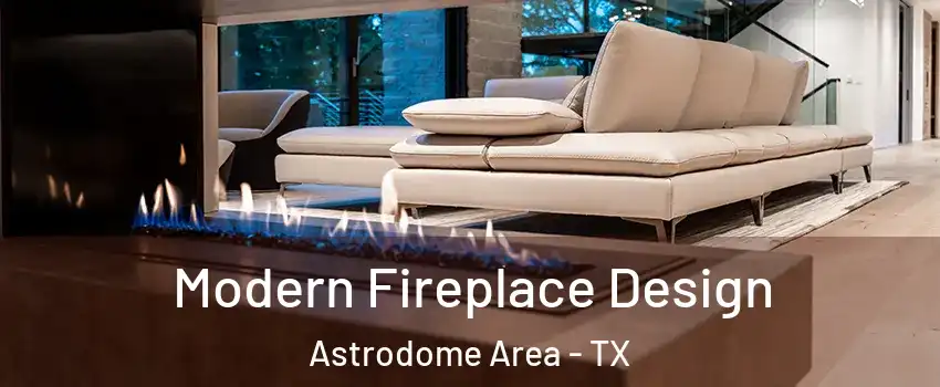 Modern Fireplace Design Astrodome Area - TX