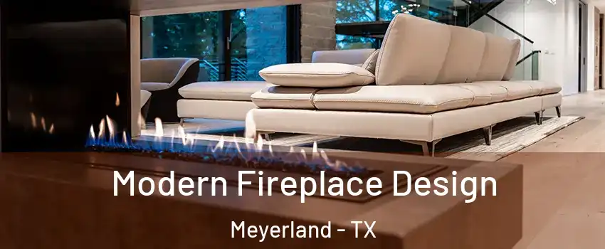 Modern Fireplace Design Meyerland - TX