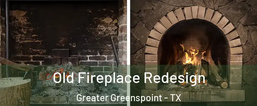 Old Fireplace Redesign Greater Greenspoint - TX