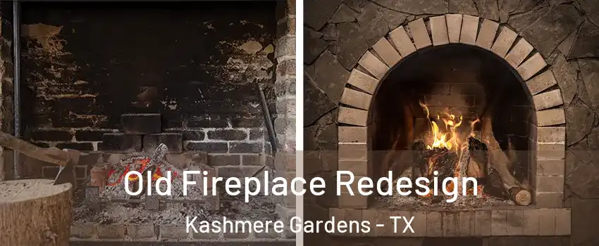 Old Fireplace Redesign Kashmere Gardens - TX