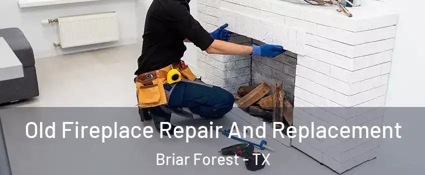 Old Fireplace Repair And Replacement Briar Forest - TX