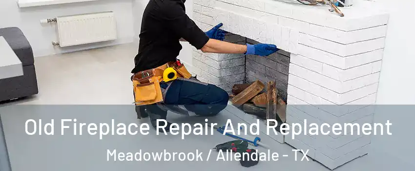 Old Fireplace Repair And Replacement Meadowbrook / Allendale - TX