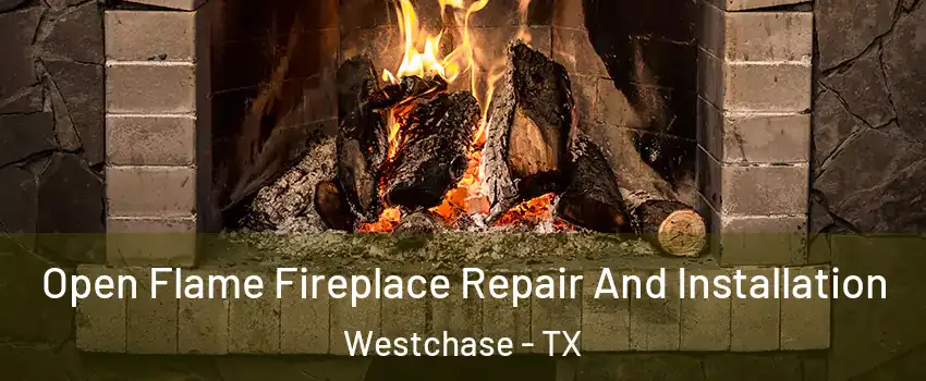 Open Flame Fireplace Repair And Installation Westchase - TX