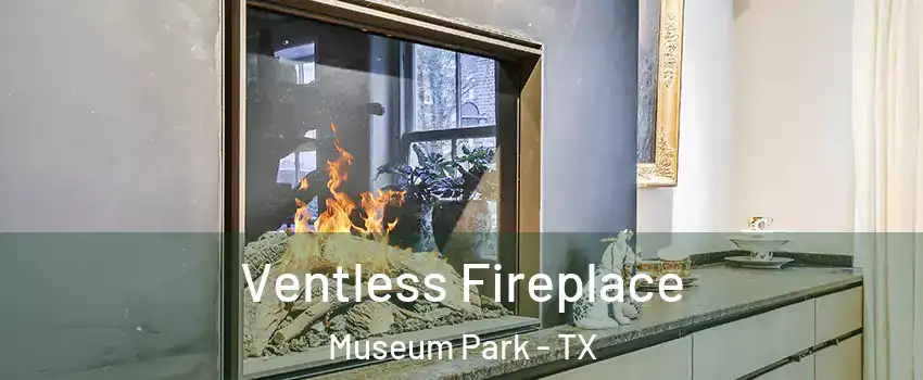 Ventless Fireplace Museum Park - TX